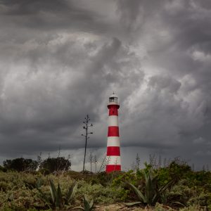 Photo of Point Moore on a stormy winter's day. Geraldton